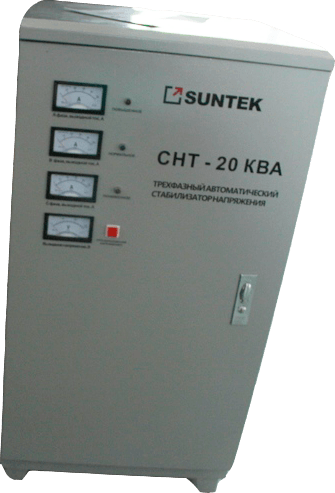 Трехфазный стабилизатор Suntek СНТ-20000-ЭМ